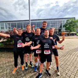 Starke Energie auf der Laufstrecke